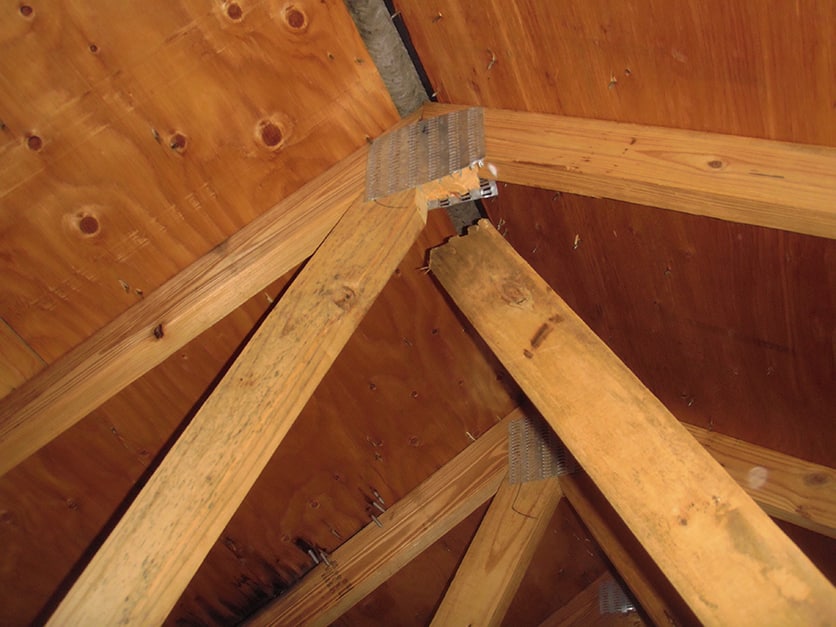 Inspection of Damaged Altered Roof Trusses