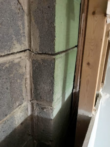 Buckling Basement Wall