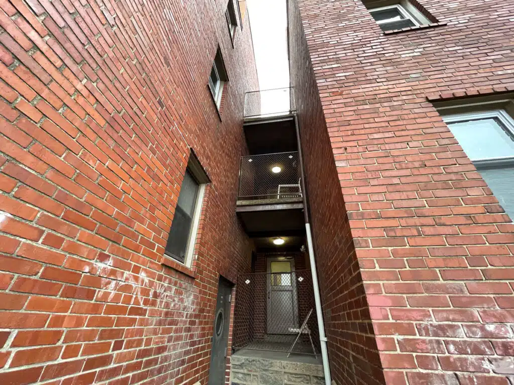 Fire Escape inspection in PA apartment building