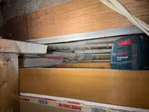 Inspection of a home's framing