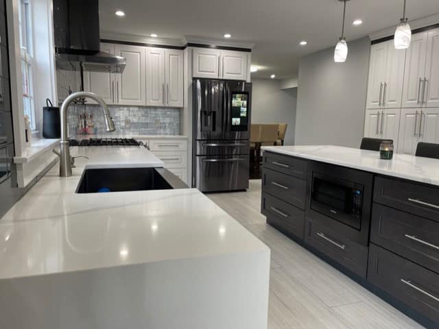 Large tile renovations need to be well thought out prior to installation.